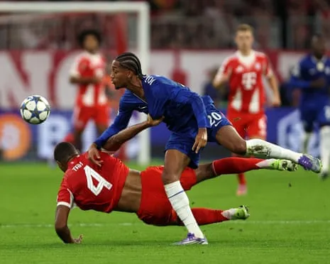 The Blues' boss rages after the German giants center-back Jonathan Tah escapes red card during Champions League defeat